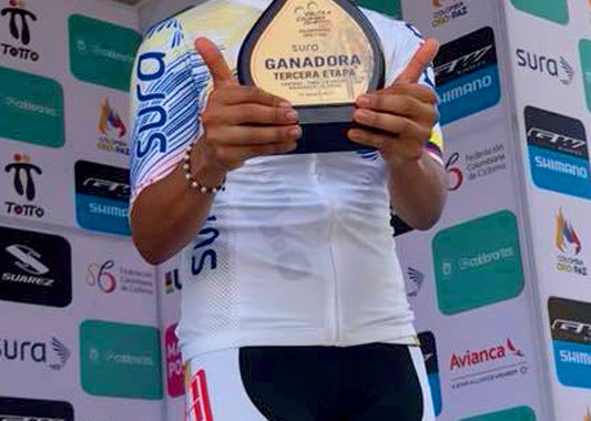 ANA CRISTINA SANABRIA SANCHEZ SEMPRE LEADER DELLA “VUELTA A COLOMBIA”. LETIZIA BORGHESI ANCORA TERZA